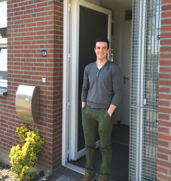 Een van de tevreden bewoners