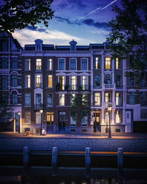 Duurzame renovatie Leidsekade 100-102.